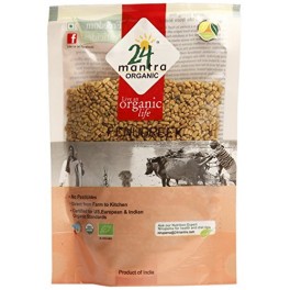 24 Mantra Organic Spices - Fenugreek Seeds 100g