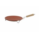 Clay Cooking Magic Pan(Tawa) with Wooden Stand