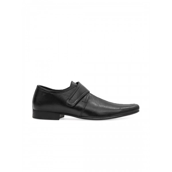 red tape monk shoes in black