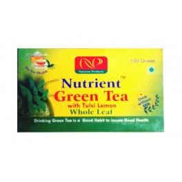 Nutrient Whole Leaf Green Tea with Tulsi Lemon - 100g
