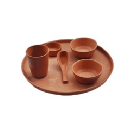Clay Thali Set
