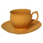 Earthen Tea Cup Plate Set