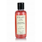 Khadi Herbal Body Wash - Rose Honey 210ml