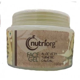 NutriOrg Aloe Vera Gel - Turmeric Sandal 100g