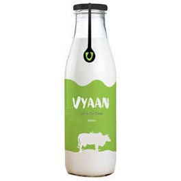 Vyaa A2 Cow Milk - Glass Bottle
