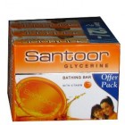Santoor Glycerine Soap 3X75g