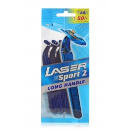 LASER Sport 2 Long Handle Razors