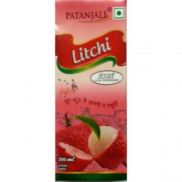 Patanjali Fruit Juice - Litchi 200ml